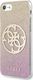 Guess Guess GUHCI8PCUGLPGG iPhone 7/8/SE 2020 różowo-złoty/gold pink hard case Glitter Gradient 4G Circle Logo uniwersalny 2