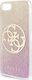 Guess Guess GUHCI8PCUGLPGG iPhone 7/8/SE 2020 różowo-złoty/gold pink hard case Glitter Gradient 4G Circle Logo uniwersalny 3