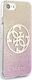 Guess Guess GUHCI8PCUGLPGG iPhone 7/8/SE 2020 różowo-złoty/gold pink hard case Glitter Gradient 4G Circle Logo uniwersalny 5