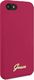 Guess Guess GUHCI8LSLMGRE iPhone 7/8/SE 2020 czerwony/burgundy hard case Silicone Vintage Gold Logo uniwersalny 5