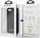 Guess Guess GUHCI8LSLMGBK iPhone 7/8/SE 2020 black/czarny hard case Silicone Vintage Gold Logo uniwersalny 7