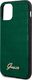 Guess Guess GUHCN58PCUMLCRDG iPhone 11 Pro zielony/dark green Croco Collection uniwersalny 5