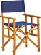 Elior krzesło reżyserskie Martin, niebieskie (7380) 1