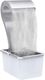 vidaXL Fontanna, wodospad do ogrodu, srebrna, 52,4x34,2x82 cm, stal 1