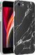Crong Crong Marble etui ochronne na iPhone SE 2020 / 8 / 7 (czarny) 2