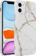 Crong Crong Marble Case etui ochronne na iPhone 11 (biały) 2