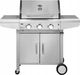 Teesa Grill ogrodowy Gazowy BBQ 3000 Master 10.5 kW 41 cm x 59 cm 2