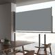 vidaXL Wysuwana markiza boczna na taras, 80 x 300 cm, szara 1
