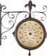 Esschert Design Esschert Design Zegar dworcowy z termometrem, TF005 2