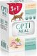 Optimeal OPTIMEAL dla kotów - królik w białym sosie 85g 3+1 1