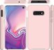 Etui Silicone Samsung A21s A217 różowo- złoty/rose gold 1