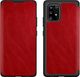 Etui Leather Book Samsung S10 Lite G770 /A91 czerwony/red 1
