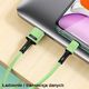 Kabel USB Usams USB-A - USB-C 1 m Zielony (69875-uniw) 4