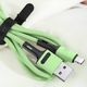 Kabel USB Usams USB-A - Lightning 1 m Żółty (69868-uniw) 5