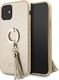 Guess Guess GUHCN61RSSABE iPhone 11 beige/beżowy hard case Saffiano with ring stand uniwersalny 1