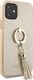 Guess Guess GUHCN61RSSABE iPhone 11 beige/beżowy hard case Saffiano with ring stand uniwersalny 5