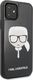 Karl Lagerfeld Karl Lagerfeld KLHCN61DLHBK iPhone 11 czarny/black Iconic Glitter Karl`s Head 5