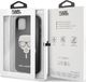 Karl Lagerfeld Karl Lagerfeld KLHCN61DLHBK iPhone 11 czarny/black Iconic Glitter Karl`s Head 7