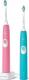 Szczoteczka Philips Szczoteczka soniczna Sonicare ProtectiveClean 4300 HX6802/35 2 szt. Blue/Pink 1