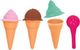 Mochtoys Mochtoys smėlio formelės Ice cream, 3 vnt. 3
