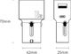 Ładowarka Baseus 1x USB-A 1x USB-C 3 A (CCTY-01) 17