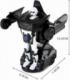 Figurka Rastar Mini transformer Die Cast 1:32 RTR (zasilanie na baterie) - biały 2