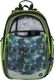 BAGMASTER Plecak Szkolny czterokomorowy zielony + czarny + szary Bagmaster Element 9 B 5