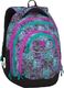 BAGMASTER Plecak szkolny trzykomorowy Energy 9 C Violet/green/gray 1