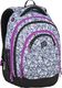 BAGMASTER Plecak szkolny trzykomorowy Energy 9 B violet/white/blue 1