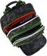 BAGMASTER Plecak szkolny Alfa 9 D Black/green/gray 7