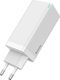 Ładowarka Baseus GaN C+C+A 1x USB-A 2x USB-C 4 A (BSU1595WHT) 2