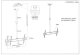Manhattan Uchwyt sufitowy 423625 37'' - 70'' 5