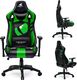 Fotel Warrior Chairs Fotel Gamingowy - Dragon Green 1