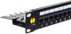 NetRack Patch panel 19'' 24-porty Kat. 6 UTP Czarny (104-08) 1