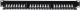 NetRack Patch panel 19'' 24-porty Kat. 6 UTP Czarny (104-08) 2