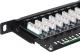 NetRack Patch panel 19'' 0,5U 24-porty Kat. 6 UTP Czarny (104-11) 3