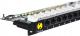 NetRack Patch panel 19'' 0,5U 24-porty Kat. 5e UTP Czarny (104-10) 1