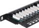 NetRack Patch panel 19'' 0,5U 24-porty Kat. 5e UTP Czarny (104-10) 3