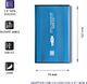 Kieszeń Qoltec 2.5" USB 3.0 (51859) 3