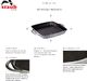 Patelnia STAUB grillowa Żeliwna 26cm 1