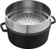 STAUB Garnek STAUB żeliwny okrągły wkład 4.6 ltr czarny uniwersalny 3