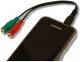 Kabel Manhattan Jack 3.5mm - Jack 3.5mm x2 0.15m czarny (352024) 1