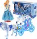 Kareta Karoca Lalka Księżniczka Koń Chodzi Frozen 1