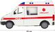 Ambulans Karetka Pogotowia Światło Napęd 1:16 3
