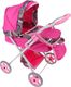 Wózek dla Lalek Głęboki + Torebka Produkt Polski - Róż 1