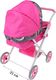 Wózek dla Lalek Głęboki + Torebka Produkt Polski - Róż 4
