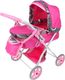 Wózek dla Lalek Głęboki + Torebka Produkt Polski - Róż 5