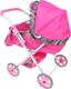 Wózek dla Lalek Głęboki + Torebka Produkt Polski - Róż 6