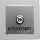 MT3CH Przycisk dzwonka do domofonu wyjścia wejścia furtki bramy drzwi Stal LED 9/12/24/230V 10x10 kwadrat czarny 10
