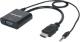 Adapter AV Manhattan HDMI - D-Sub (VGA) + Jack 3.5mm czarny (151450) 1